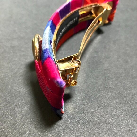 Bit Volume Barrette "Paloma" - Silk / Handmade / France Luxe / L. Erickson - Picture 5 of 16